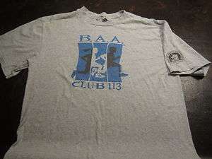 2009 B.A.A. CLUB 113 BOSTON MARATHON (Small) T Shirt  