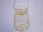 Foldable Fish Basket Lobster Crawfish Trap Hoop Net Handle