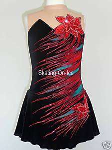 STUNNING TWIRLING BATON, ICE SKATING DRESS MADE TO FIT  