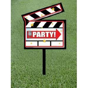  Hollywood Party Yard Sign