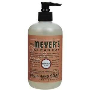   Meyers Clean Day Liquid Hand Soap, Geranium, 12.5 oz (Quantity of 5