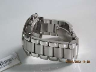   MK 5165 Womens Silver Chronograph Runway Crystal Glitz Watch  