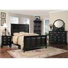 Wildon Home Marlon Panel Bedroom Set in Cappuccino   Size King