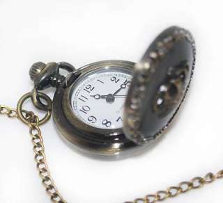 150% Mini Antique Archaize Pocket Watch Necklace  