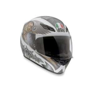  AGV K4 EVO Explorer Helmet   Large/White: Automotive