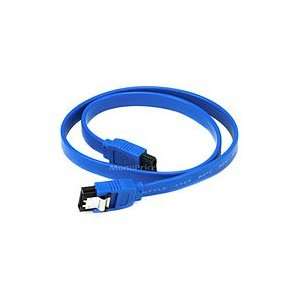   Brand New SATA3 Cables w/Locking Latch / Blue   18 Inches Electronics