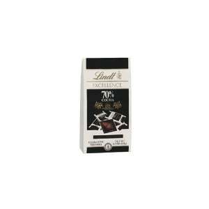 Lindt Excellence 70% Dark Chocolate Squares Bag  Grocery 