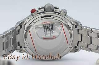   SOLID SURGICAL STAINLESS STEEL NST CHRONO TACHYMETER WATCH  