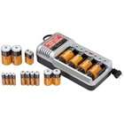 Battery Quick Charger Battery Charger timer control LED lights 
