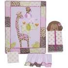 GEENNY Lamp Shade For Boutique Pink Brown Butterfly CRIB BEDDING SET
