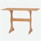   five pieces side bench table and long and short benches with a wedge