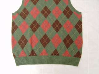 NWT Polo Ralph Lauren MENS Argyle Cashmere Sweater Dress Vest 2XLT 2XL 