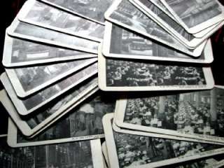 HUGE LOT OF 50  ROEBUCK CHICAGO STEREOSCOPIC CARDS  
