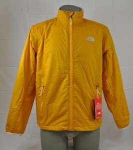THE NORTH FACE YELLOW COYOTE TOWER RAIN JACKET WATER REPELLENT MENS M 
