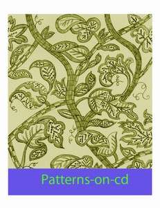 200 Antique English Embroidery Patterns Designs Lessons  