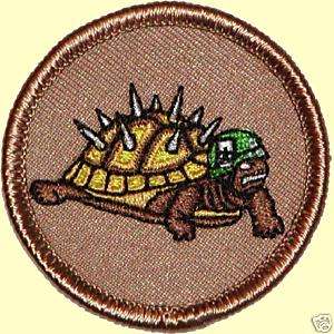 Cool Boy Scout Patrol Patches   Armored Turtle (#134)  