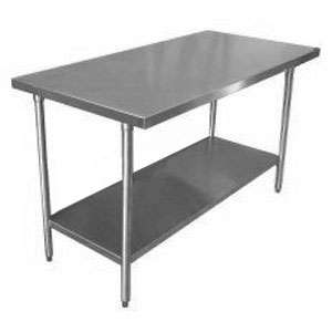  Tables and Sinks 16 Gauge Stainless Steel Commercial Work Table 