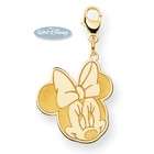 Disney Minnie Mouse Jewelry   EZ attach Gold plated Vermeil Silver 