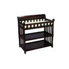   Childrens Products Eclipse 2 Shelf Baby Changing Table   Black Cherry