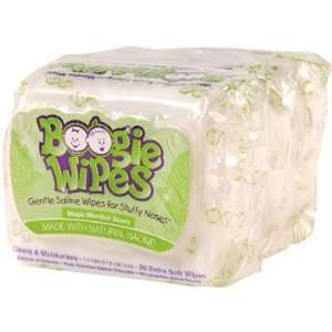  Boogie Wipes Magic Menthol Scent Saline Nose Wipes, 30 