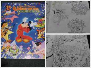 Walt Disney World on Ice Coloring Book 1990s  