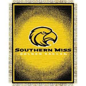  Southern Mississippi College Triple Woven Blanket Sports 