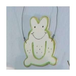  One Little Froggie White Frog Wall Hanging