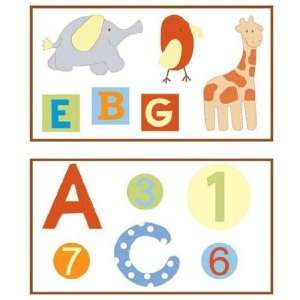  Alphabet Soup Removable Wall Plaques Baby