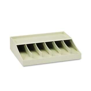 MMF Industries Bill Strap Tray Rack, 10.63 x 2.31 x 8.31 Inches, Putty 