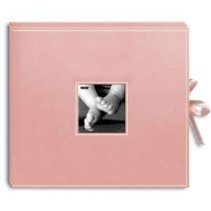  Baby Pink 12 x 12 Sewn 3 Ring Scrapbook Box SBX12BPPN 