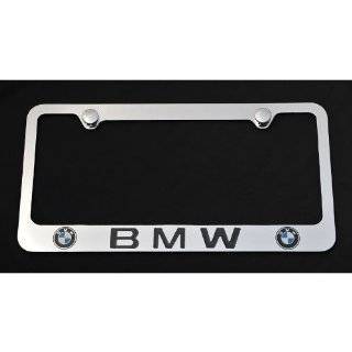  BMW Black Steel License Plate Frame New: Everything Else