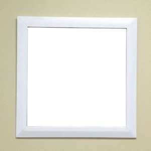   Wood Frame Mirror (White) (37.8H x 31.5W x 1D): Home & Kitchen