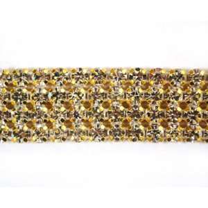   Gold Rhinestone Banding (4 Line) By Shine Trim Arts, Crafts & Sewing