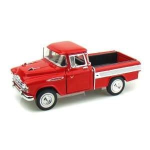  1957 Chevy Cameo Truck 1/28   Red Toys & Games