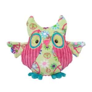  Fuzzles Logan Green Peace Owl Plush Stuffed Toy Toys 