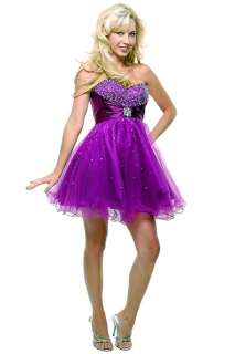Strapless Cocktail Party Junior Prom Dress #5697  