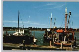 Postcard Lobster Fleet Boats Cape Cod,Massachusetts/MA  