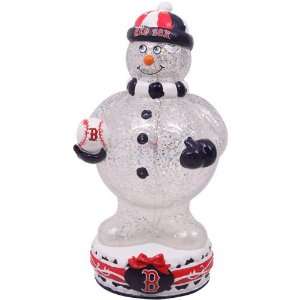  MLB Boston Red Sox Light Up Snowman Figurine Sports 