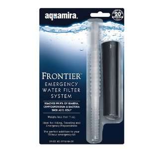 Aquamira Frontier Emergency Water Filter System  Sports 