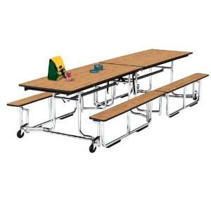  KI Furniture Cafeteria Table 12 long with Bench Seating 