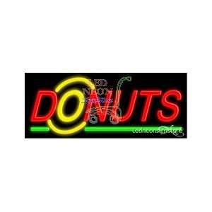 Donuts Logo Neon Sign 13 Tall x 32 Wide x 3 Deep
