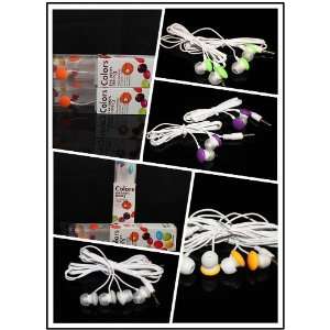   Lot of 12pcs New Earbuds Headphones Earphones (Colors): Electronics