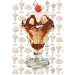   Exclusive By Buyenlarge Hot Fudge Sundae 20x30 poster: Home & Kitchen