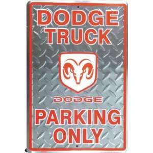  Dodge Truck P.O. Parking Sign Automotive