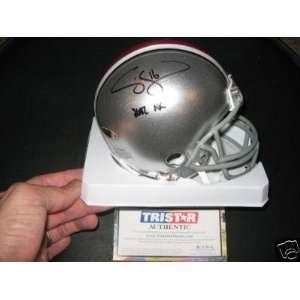  Craig Krenzel Ohio State Tristar Signed Mini Helmet 