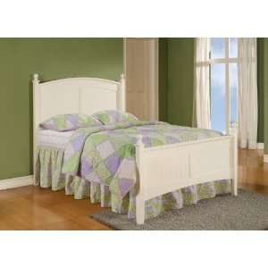    Powell Furniture Parker Full Bed in White: Furniture & Decor