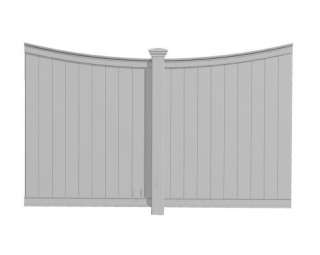 New Optional 1 Privacy Panel Vinyl Fence for New England Arbors 