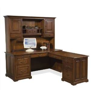  L Shaped Computer Desk with Hutch JLA031: Office Products