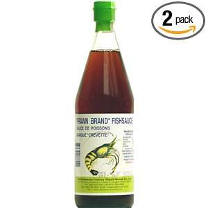 Prawn Brand Fish Sauce, 24 Ounce Bottle (Pack of 2)  