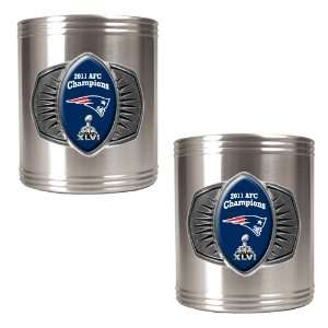  New England Patriots 2012 AFC Champions 2pc Stainless 
